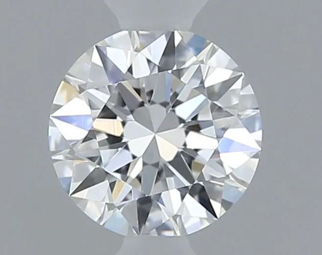 0.20ct Round Natural Diamond (Colour F, Clarity VVS1, Cut EX, GIA Certified)