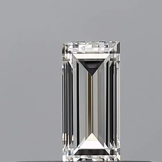 0.22ct Baguette Natural Diamond (Colour F, Clarity IF, GIA Certified)