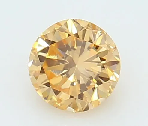 0.22ct Round Natural Diamond (Colour Fancy Intense, Clarity SI2, Cut EX, GIA Certified)