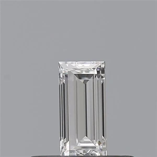 0.23ct Baguette Natural Diamond (Colour E, Clarity IF, GIA Certified)