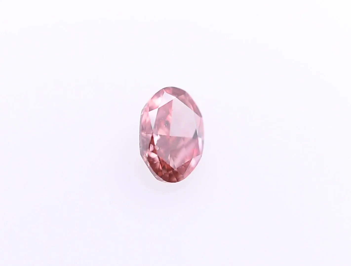 0.25ct Oval Natural Diamond (Colour Fancy Deep Pink, Clarity SI2, GIA Certified)