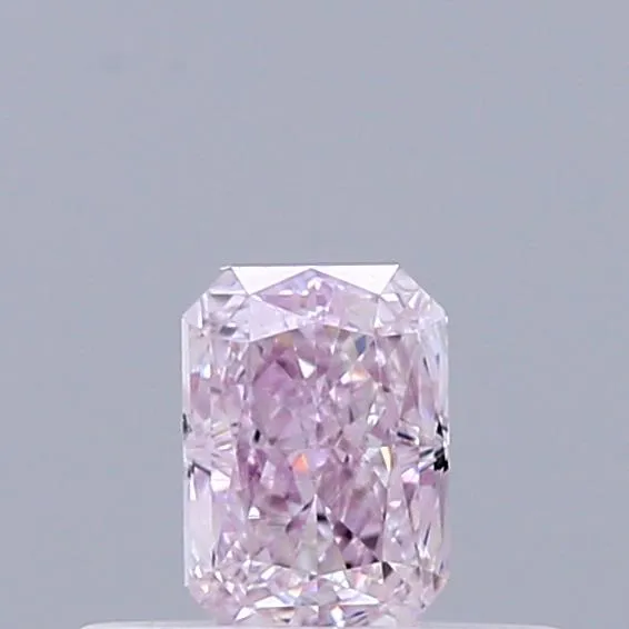 0.28ct Radiant Natural Diamond (Colour Fancy Light Purplish Pink, Clarity VS1, GIA Certified)