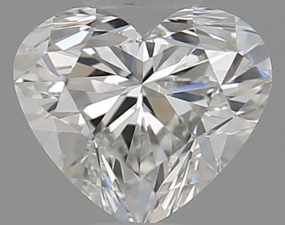 0.30ct Heart Natural Diamond (Colour F, Clarity IF, GIA Certified)
