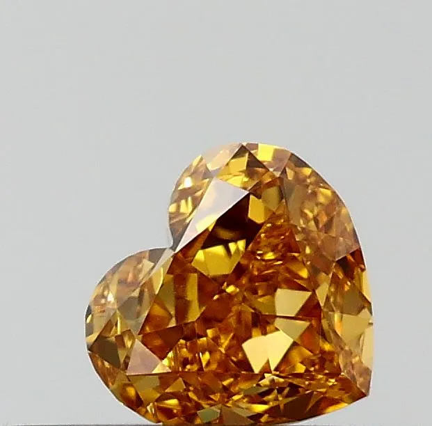0.30ct Heart Natural Diamond (Colour Fancy Deep, Clarity VS2, GIA Certified)