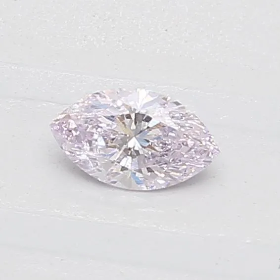 0.30ct Marquise Natural Diamond (Colour Very Light Pink, Clarity SI2, Cut GD, GIA Certified)