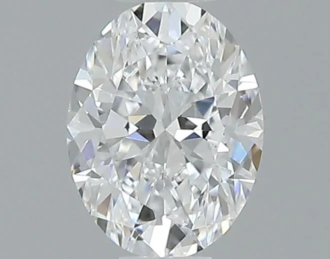 0.30ct Oval Natural Diamond (Colour D, Clarity IF, Cut GD, GIA Certified)