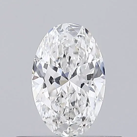 0.30ct Oval Natural Diamond (Colour F, Clarity IF, GIA Certified)