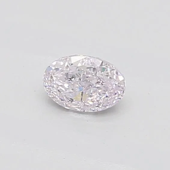 0.30ct Oval Natural Diamond (Colour Very Light Pink, Clarity VS1, Cut GD, GIA Certified)