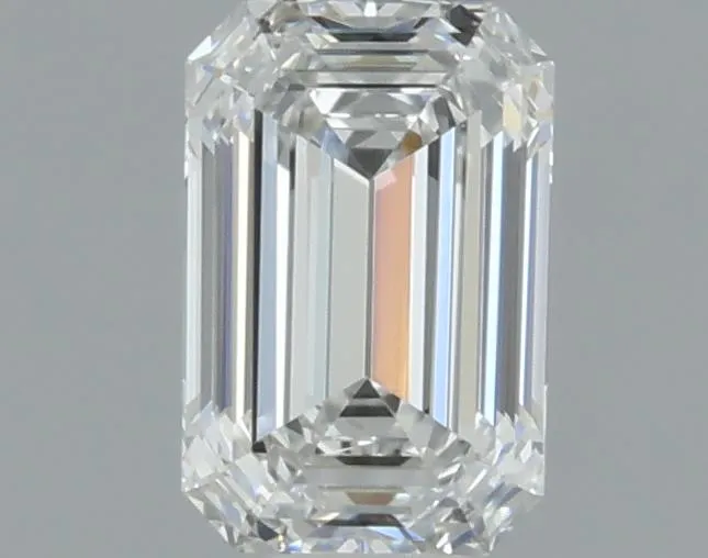 0.31ct Emerald Natural Diamond (Colour F, Clarity IF, Cut GD, GIA Certified)