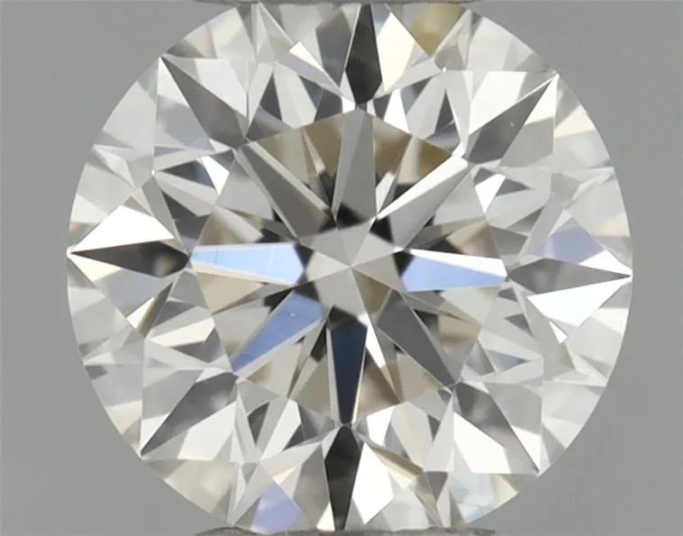 0.31ct Round Natural Diamond (Colour Brown, Clarity VVS2, Cut EX, GIA Certified)