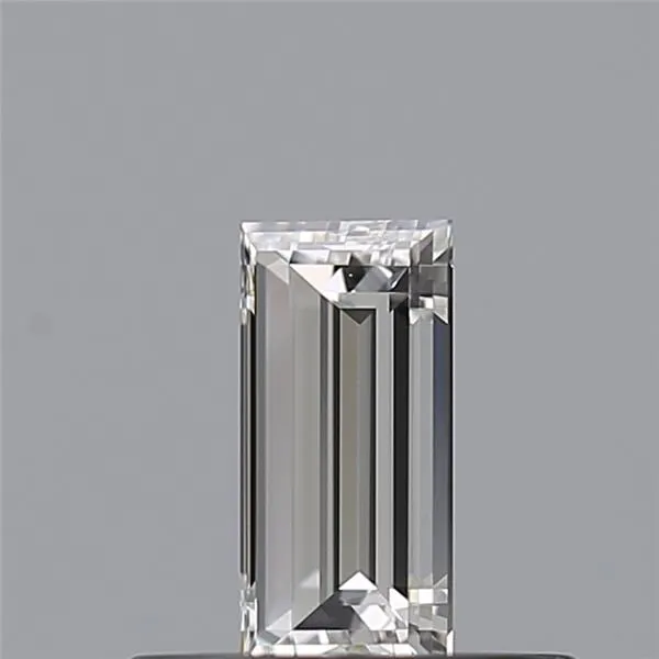 0.32ct Baguette Natural Diamond (Colour E, Clarity VVS1, GIA Certified)