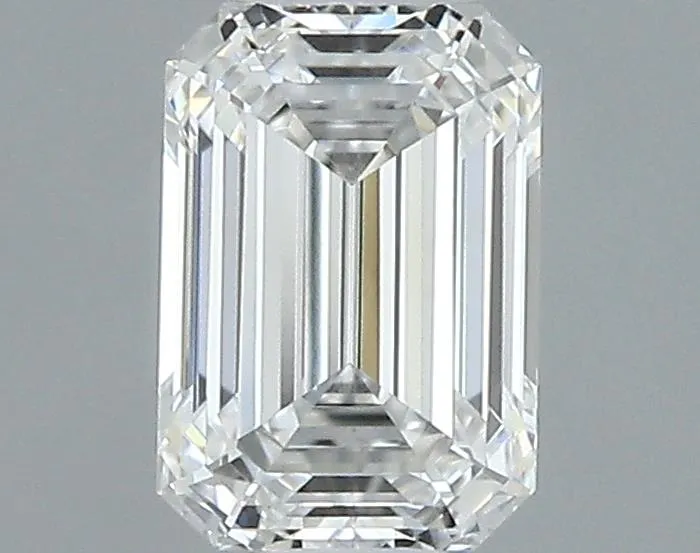 0.32ct Emerald Natural Diamond (Colour F, Clarity IF, Cut GD, GIA Certified)