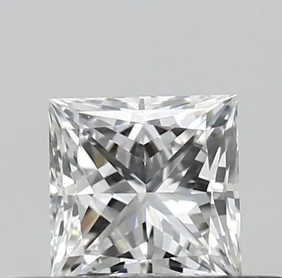 0.32ct Princess Natural Diamond (Colour E, Clarity IF, GIA Certified)