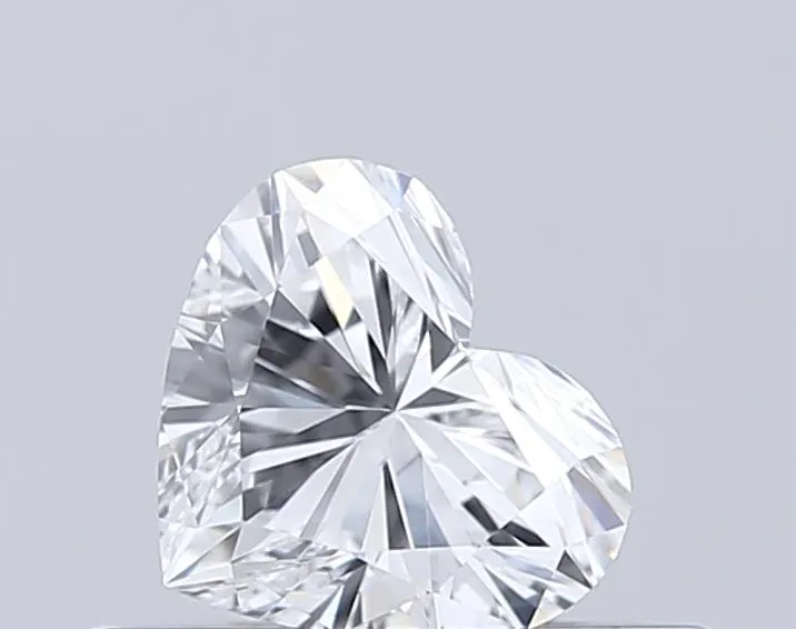 0.34ct Heart Natural Diamond (Colour E, Clarity IF, GIA Certified)