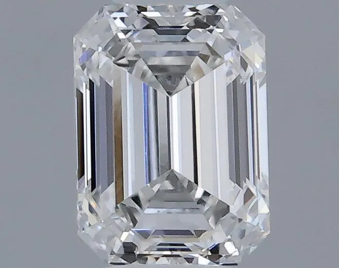 0.36ct Emerald Natural Diamond (Colour F, Clarity VVS2, Cut GD, GIA Certified)