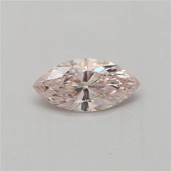 0.37ct Marquise Natural Diamond (Colour Fancy Light Pink, Clarity VS2, GIA Certified)