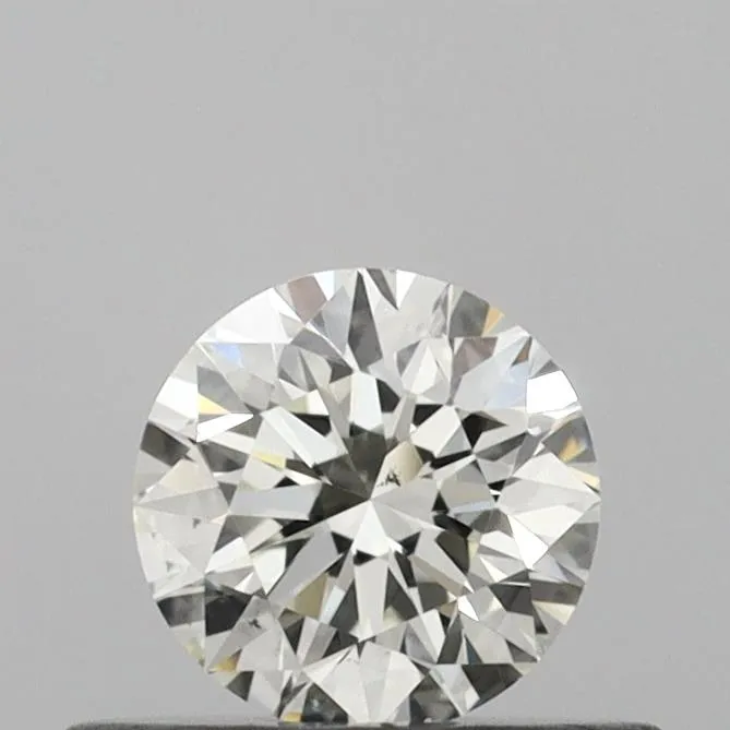 0.37ct Round Natural Diamond (Colour J, Clarity VS2, Cut EX, IGI Certified)