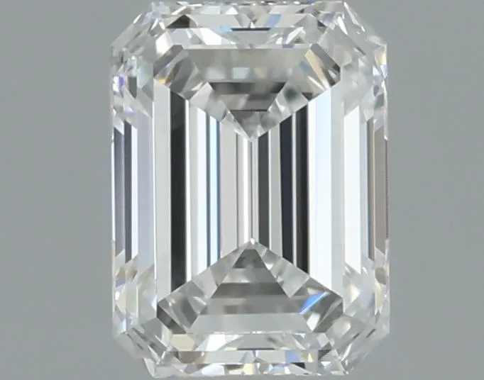 0.38ct Emerald Natural Diamond (Colour F, Clarity VVS1, Cut GD, GIA Certified)
