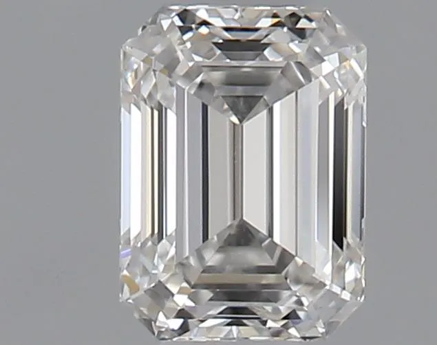 0.38ct Emerald Natural Diamond (Colour F, Clarity VVS1, Cut GD, GIA Certified)