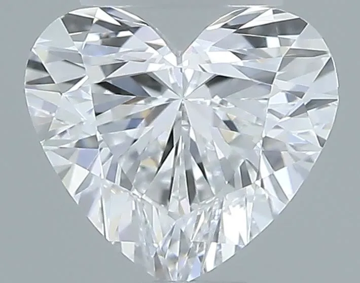 0.38ct Heart Natural Diamond (Colour E, Clarity IF, GIA Certified)