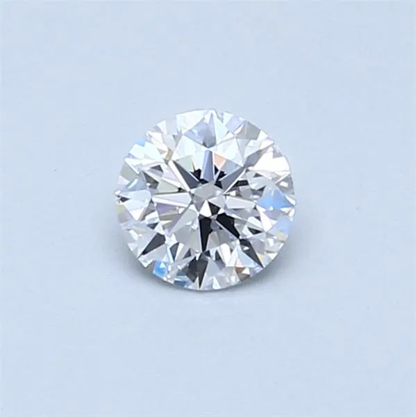 0.38ct Round Natural Diamond (Colour D, Clarity IF, Cut EX, GIA Certified)