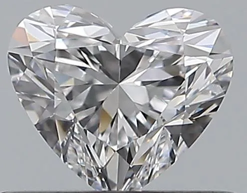 0.39ct Heart Natural Diamond (Colour D, Clarity VVS1, Cut EX, GIA Certified)