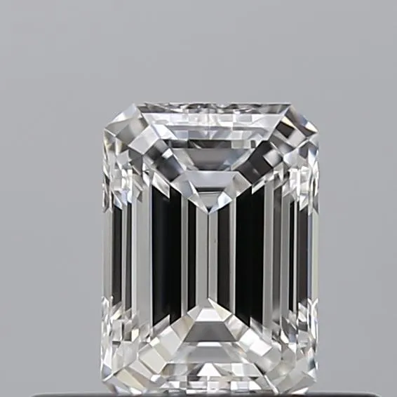 0.40ct Emerald Natural Diamond (Colour D, Clarity VVS2, GIA Certified)