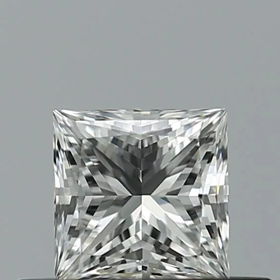 0.40ct Princess Natural Diamond (Colour G, Clarity FL, GIA Certified)