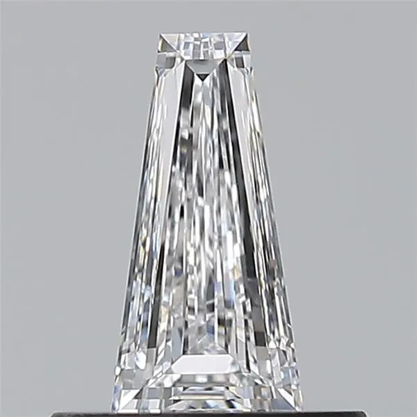 0.40ct Tapered baguette Natural Diamond (Colour D, Clarity VVS2, GIA Certified)