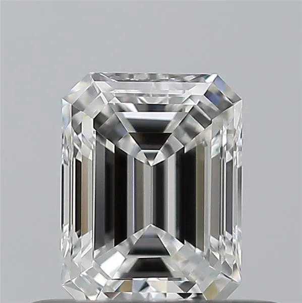 0.41ct Emerald Natural Diamond (Colour E, Clarity IF, GIA Certified)
