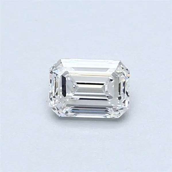 0.41ct Emerald Natural Diamond (Colour E, Clarity VVS2, GIA Certified)