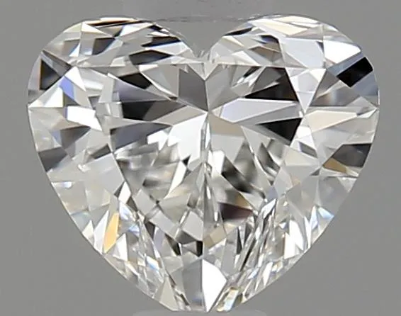 0.41ct Heart Natural Diamond (Colour G, Clarity IF, GIA Certified)
