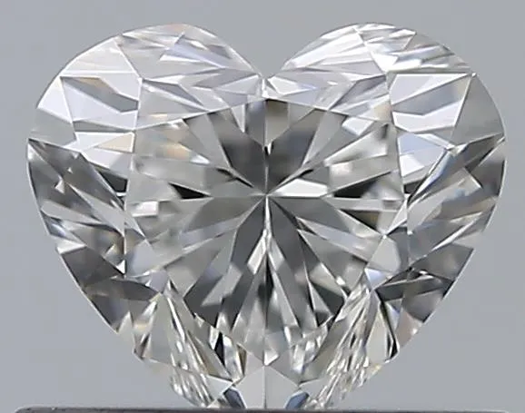 0.42ct Heart Natural Diamond (Colour F, Clarity IF, GIA Certified)