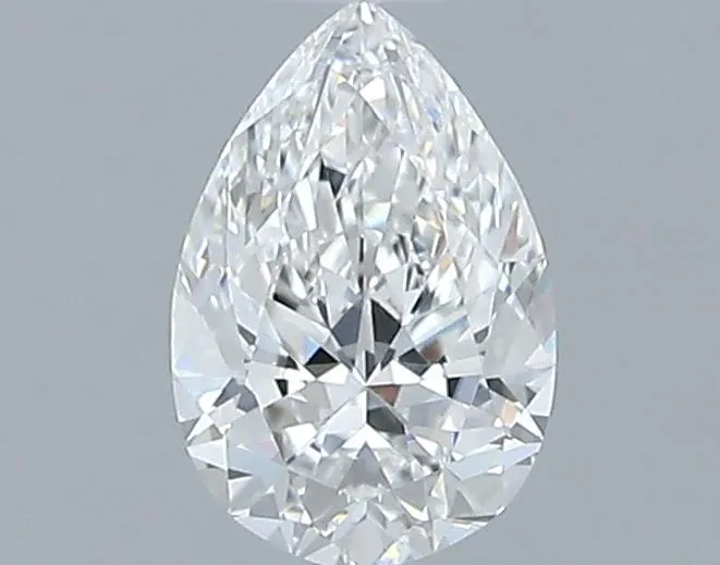 0.43ct Pear Natural Diamond (Colour F, Clarity IF, Cut GD, GIA Certified)