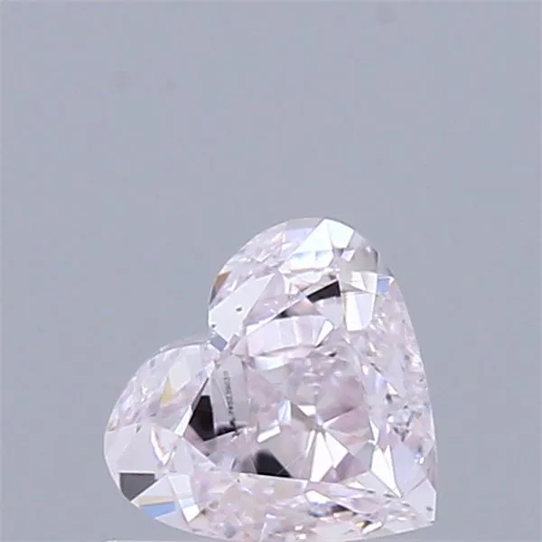 0.50ct Heart Natural Diamond (Colour Faint Pink, Clarity SI2, GIA Certified)