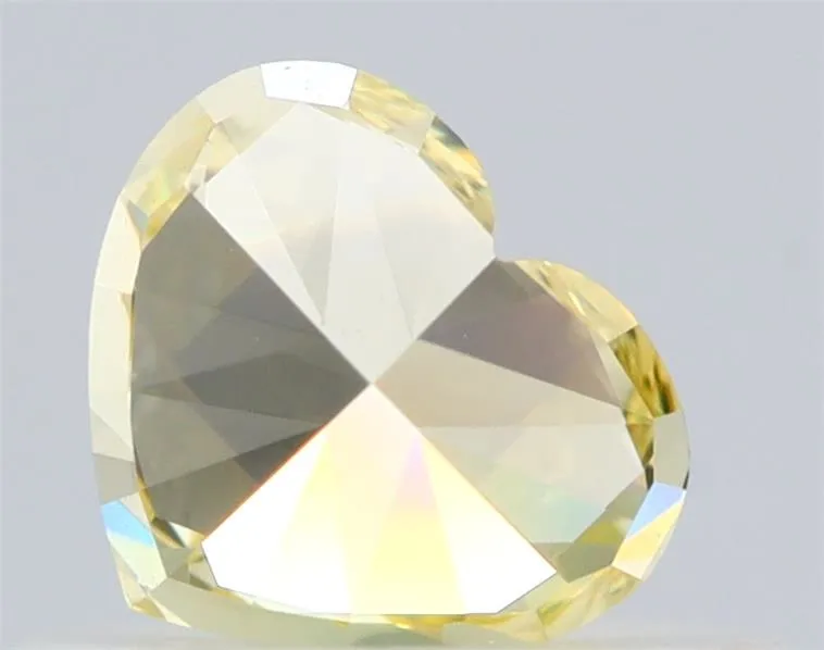 0.50ct Heart Natural Diamond (Colour Fancy Intense Yellow, Clarity VVS1, GIA Certified)