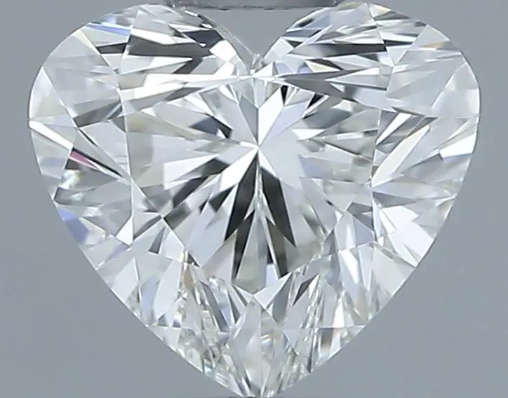 0.50ct Heart Natural Diamond (Colour H, Clarity VVS2, Cut VG, IGI Certified)