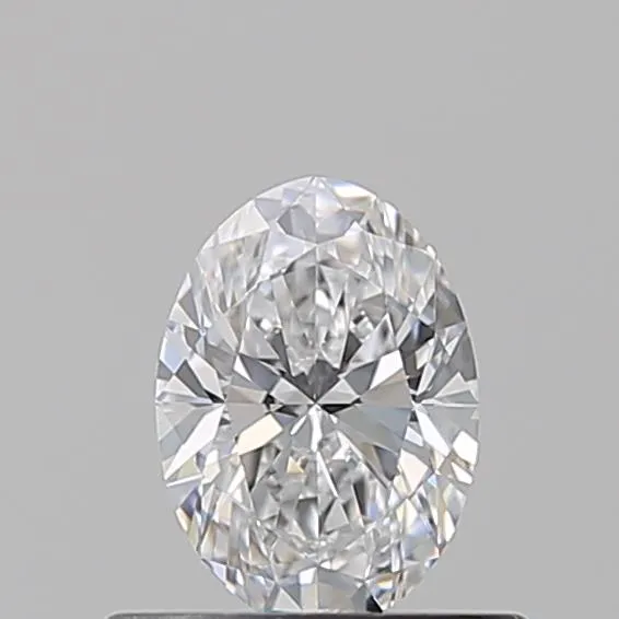 0.50ct Oval Natural Diamond (Colour D, Clarity IF, GIA Certified)