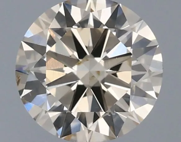 0.50ct Round Natural Diamond (Colour Fancy Light Brown, Clarity SI1, Cut EX, IGI Certified)