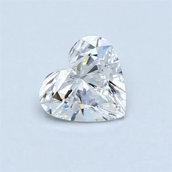 0.51ct Heart Natural Diamond (Colour D, Clarity IF, GIA Certified)