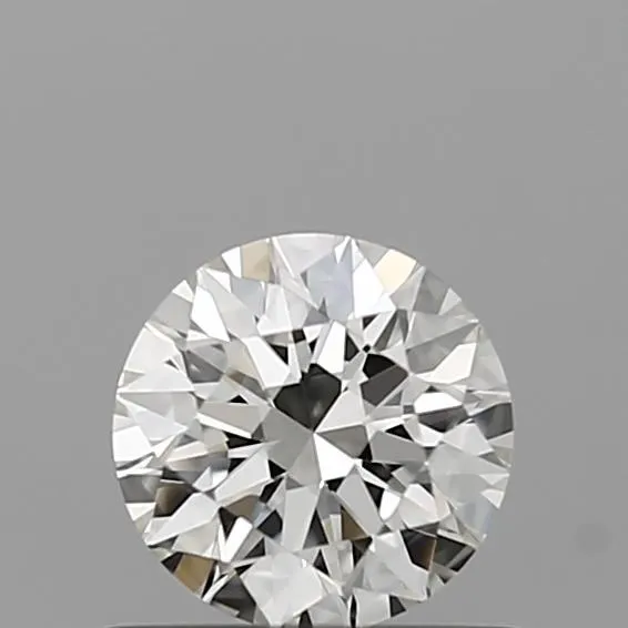 0.51ct Round Natural Diamond (Colour H, Clarity IF, Cut EX, IGI Certified)