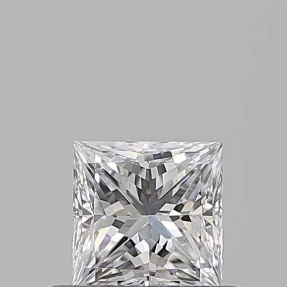 0.52ct Princess Natural Diamond (Colour D, Clarity IF, GIA Certified)