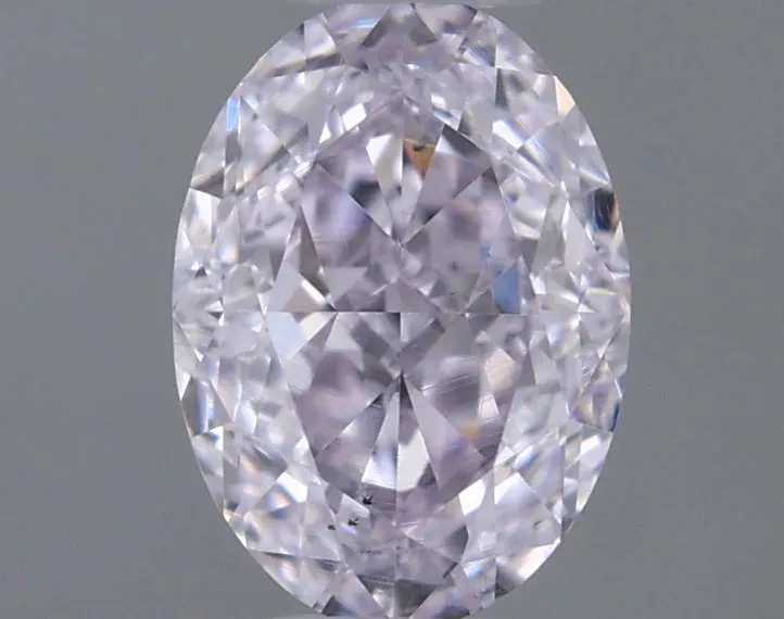 0.54ct Oval Natural Diamond (Colour Very Light Pink, Clarity SI1, GIA Certified)