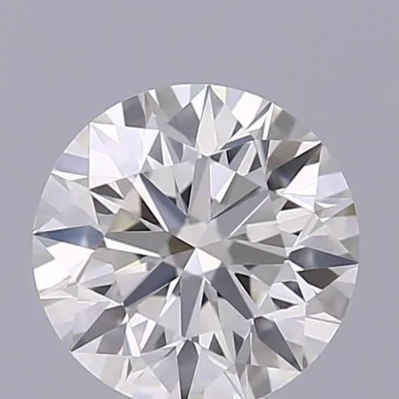 0.56ct Round Natural Diamond (Colour H, Clarity IF, Cut EX, IGI Certified)