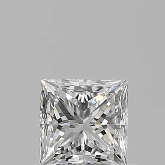 0.57ct Princess Natural Diamond (Colour E, Clarity IF, GIA Certified)