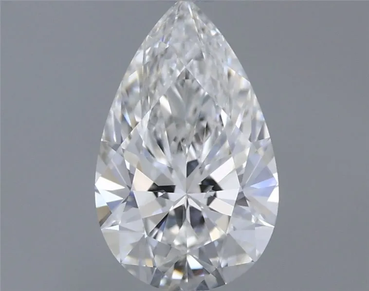 0.58ct Pear Natural Diamond (Colour D, Clarity IF, GIA Certified)