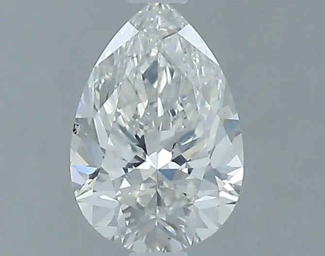 0.60ct Pear Natural Diamond (Colour H, Clarity SI2, Cut GD, GIA Certified)