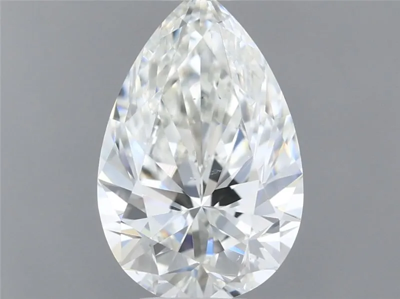 0.60ct Pear Natural Diamond (Colour H, Clarity VS2, Cut GD, GIA Certified)