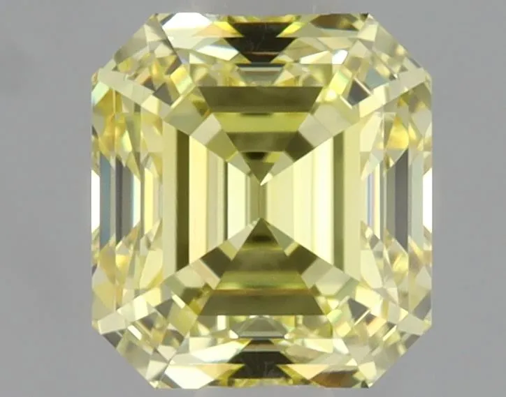 0.61ct Emerald Natural Diamond (Colour Fancy Intense Yellow, Clarity VS1, GIA Certified)