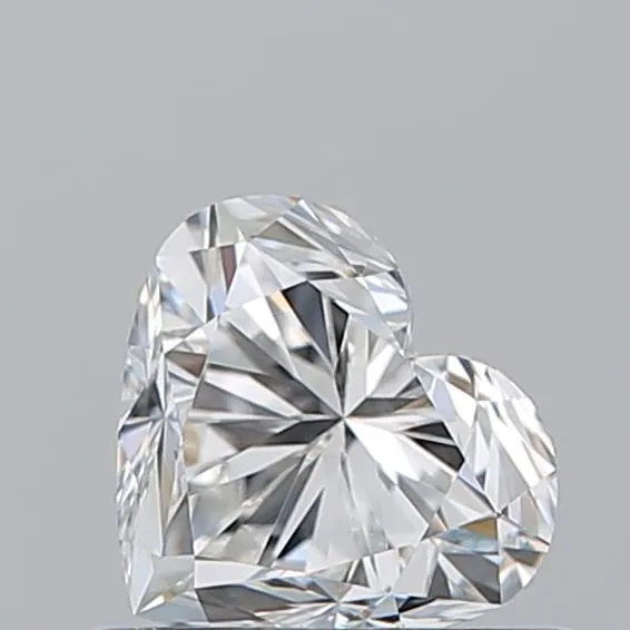 0.64ct Heart Natural Diamond (Colour F, Clarity VS1, GIA Certified)